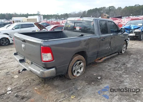 2019 Ram 1500 Tradesman 4X2 6'4 Box from USA, damaged, VIN 1C6RRECT2KN567565